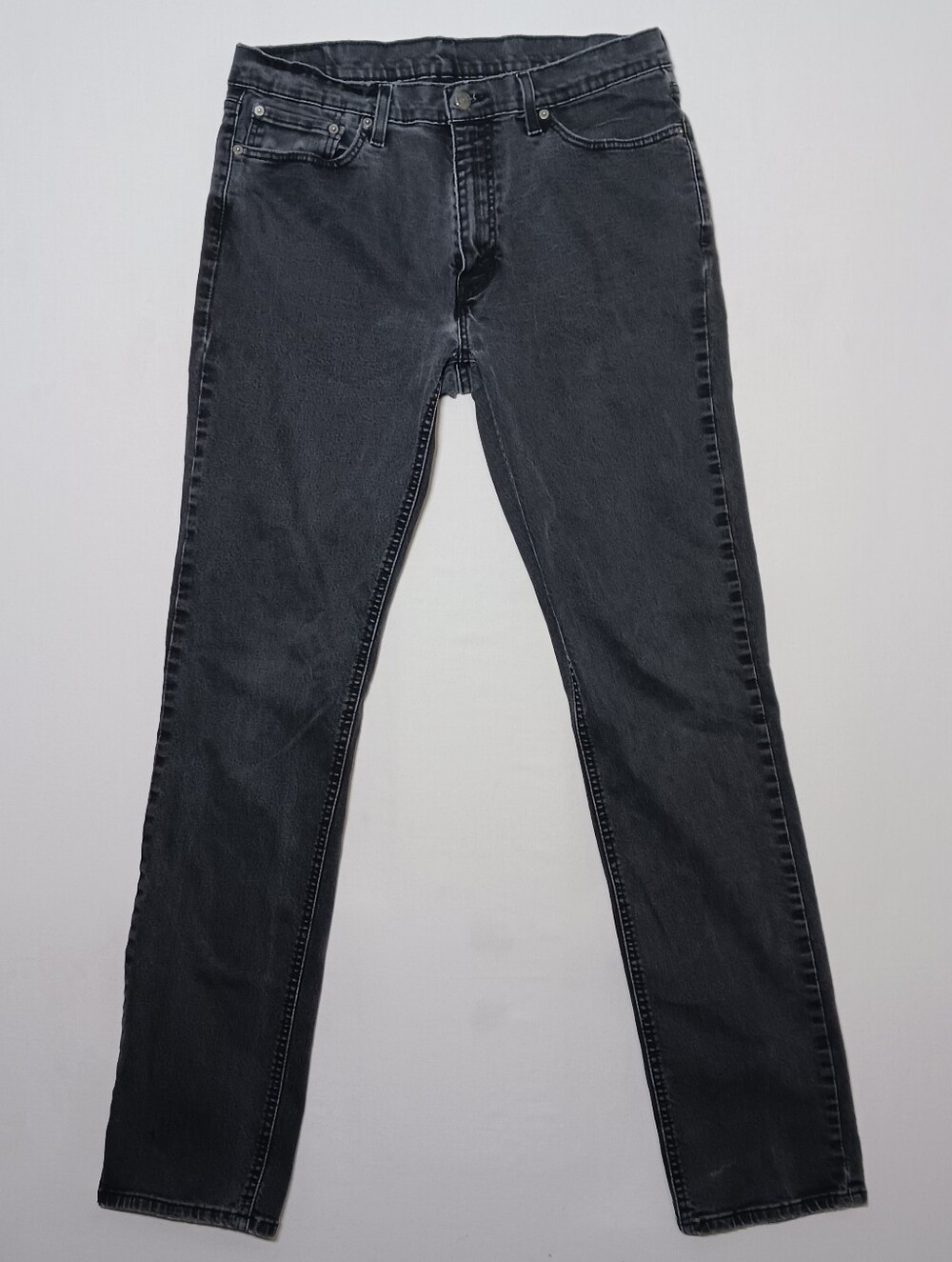 Levi's 541 Mens Athletic Taper Stretch Jeans 36X36 Black Wash Denim